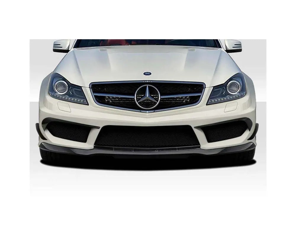 Duraflex Black Series Look Front Bumper Cover Compatible With 2012-2014 Mercedes C63 - 1 Piece
