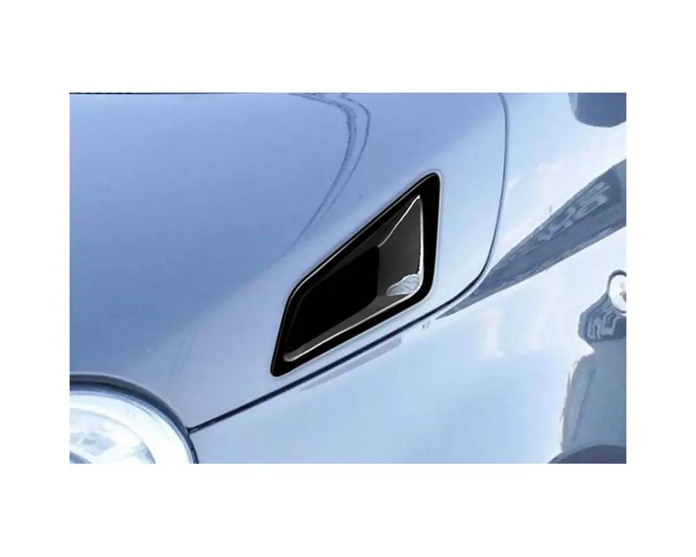 Duraflex Kima Hood Side Vents Compatible With 2012-2019 Fiat Abarth 500 - 2 Piece