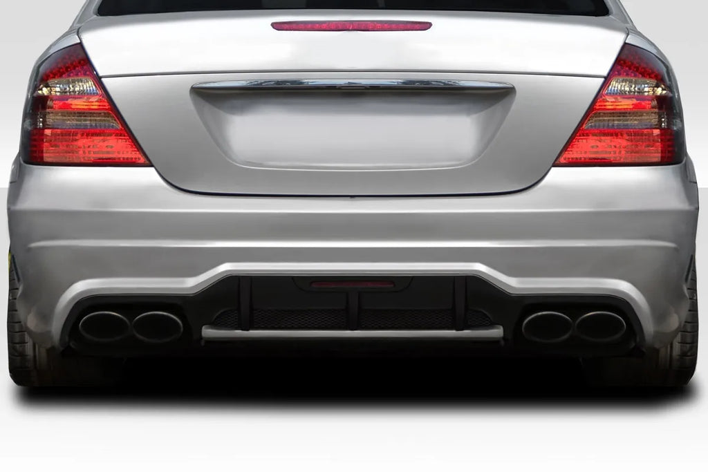 Duraflex Aiming Rear Bumper Cover Compatible With 2003-2009 Mercedes Benz E Class - 1 Piece