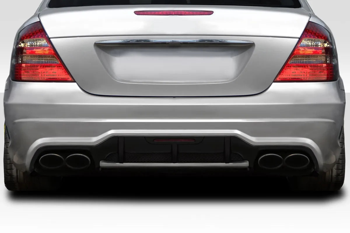 Duraflex Aiming Rear Bumper Cover Compatible With 2003-2009 Mercedes Benz E Class - 1 Piece