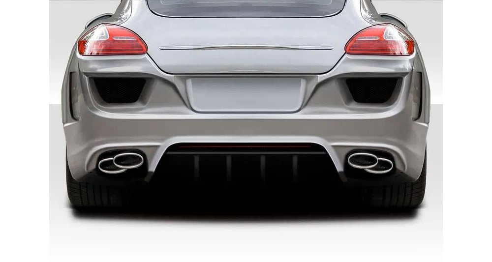 Duraflex Aiming Rear Bumper Cover Compatible With 2010-2013 Porsche Panamera - 1 Piece