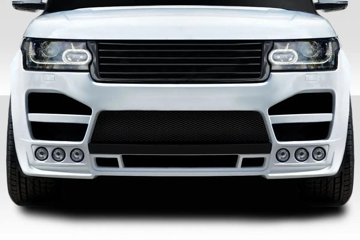 Duraflex Sollera Front Bumper Cover Compatible With 2014-2017 Land Rover Range Rover Sport - 5 Piece