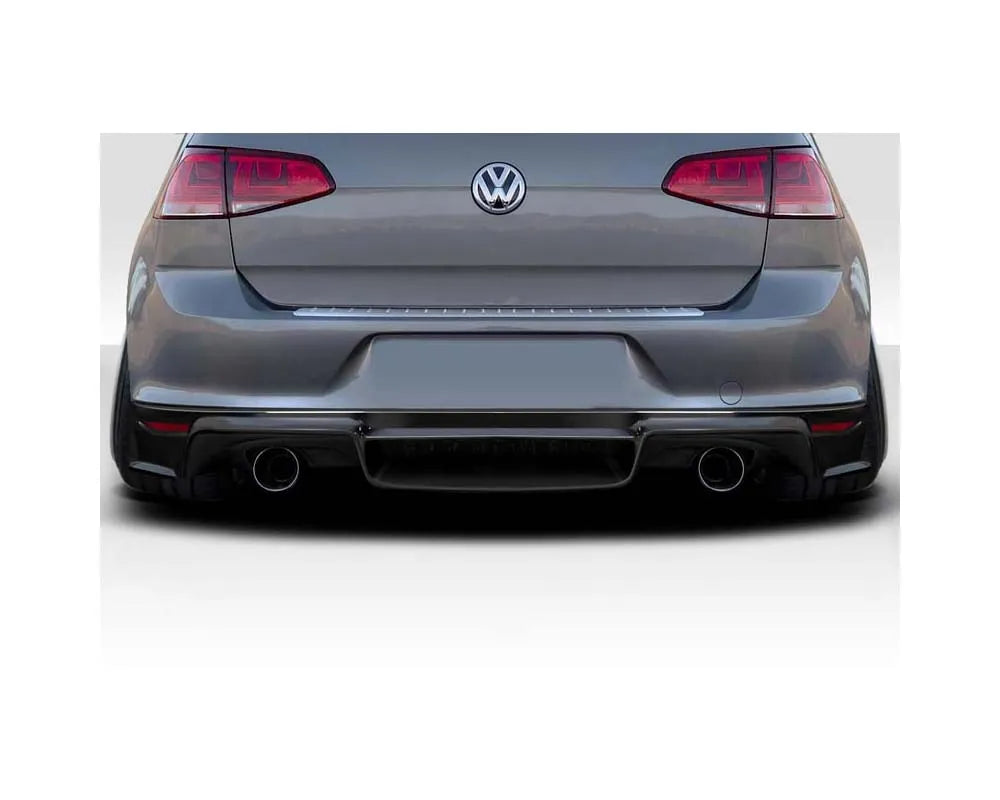 Duraflex Replacement For 2015-2021 Volkswagen Golf / GTI Verella Rear Diffuser - 1 Piece