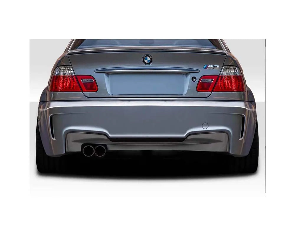 Duraflex 1M Look Rear Bumper Cover Cover Compatible With 1999-2006 BMW E46  2DR 4DR- 1 Piece