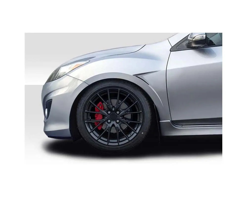 Duraflex Evolved Fender Compatible With 2010 - 2013 Mazda 3 - 2 Pieces
