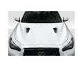 Duraflex GTR Look Hood Compatible With 2014 - 2023 Infiniti Q50  - 1 Piece