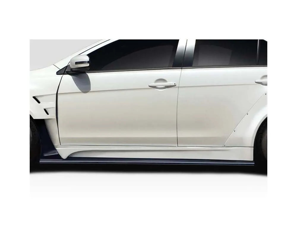 Duraflex Vantix Sideskirts Compatible With 2008-2017 Mitsubishi Lancer - 2 Piece
