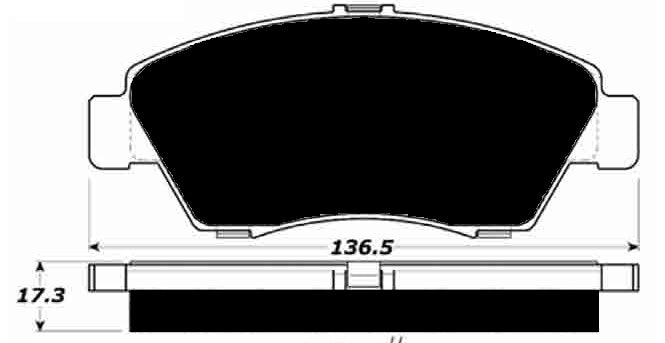 Porterfield Brake Pads for 2006 ACURA RSX