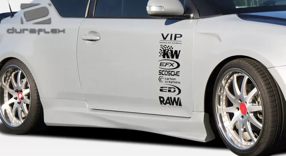 Duraflex GT Concept Side Skirts Compatible With 2011-2015 Scion TC - 2 Piece