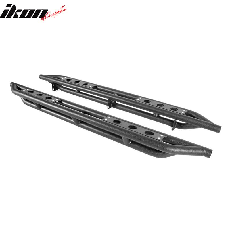 2009-2023 Dodge Ram 1500 Textured Black Running Boards Iron Steel