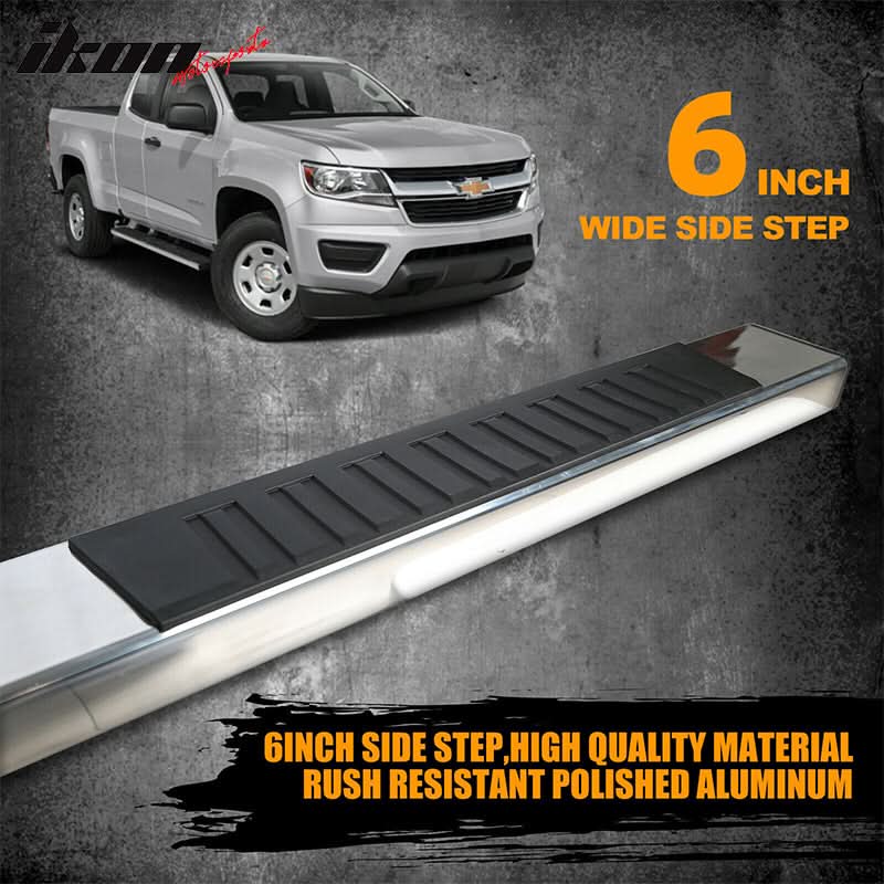 2019-2022 Silverado Sierra 1500 Double Extended Cab 6" Running Board