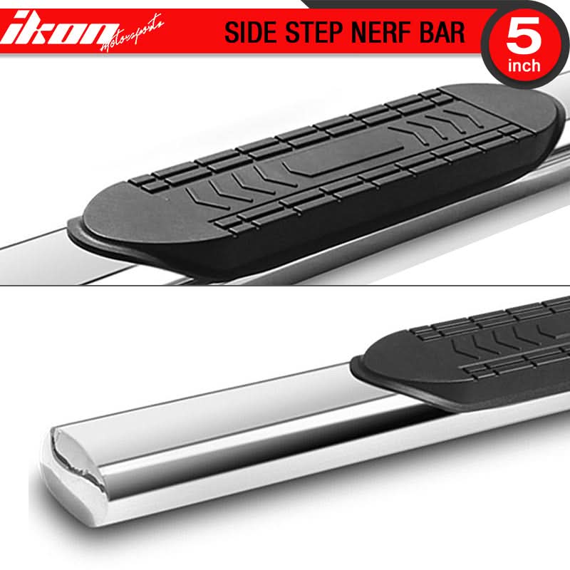 1999-2013 Chevy Silverado GMC Sierra 5'' Running Boards Stainles