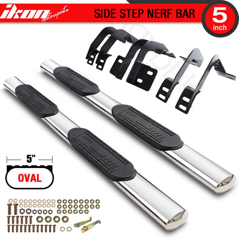 2009-2023Â Dodge Ram 1500 2500 3500 Crew Cab 5" Running Boards Nerf Bar