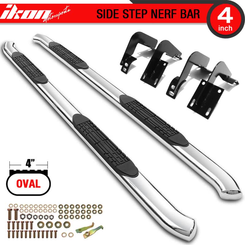 1999-2016Â Ford F-250 F-350 Super Duty Super Cab 4" Oval Running Boards