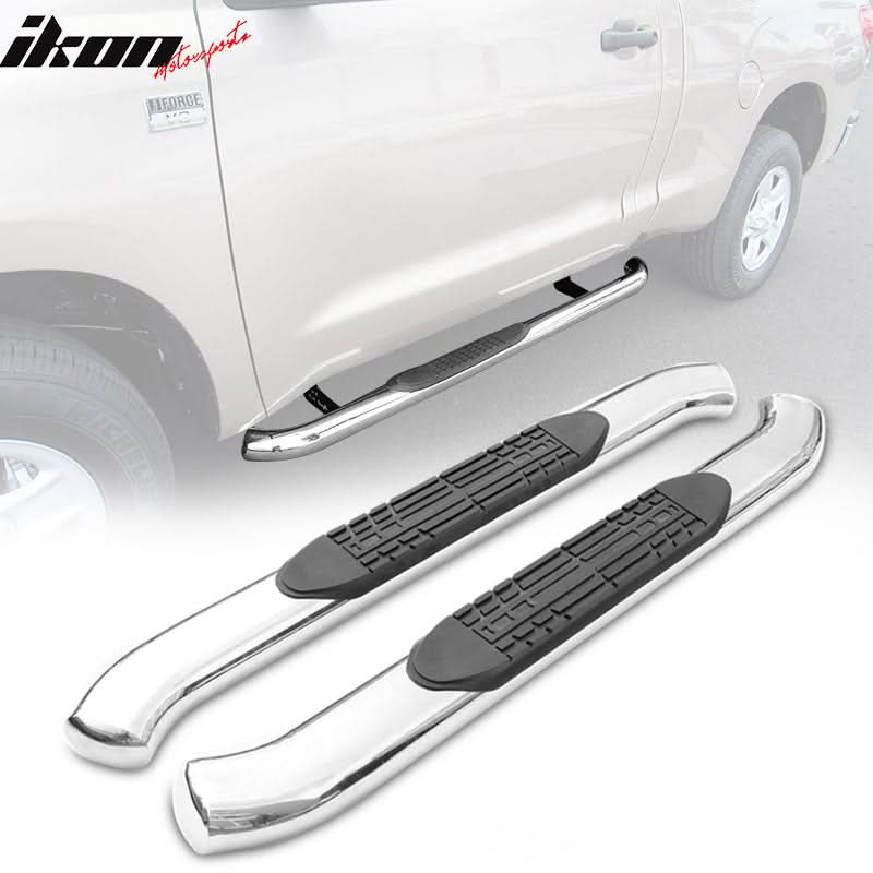 2007-2021 Toyota Tundra Regular Cab 4" Step Running Boards Stainless