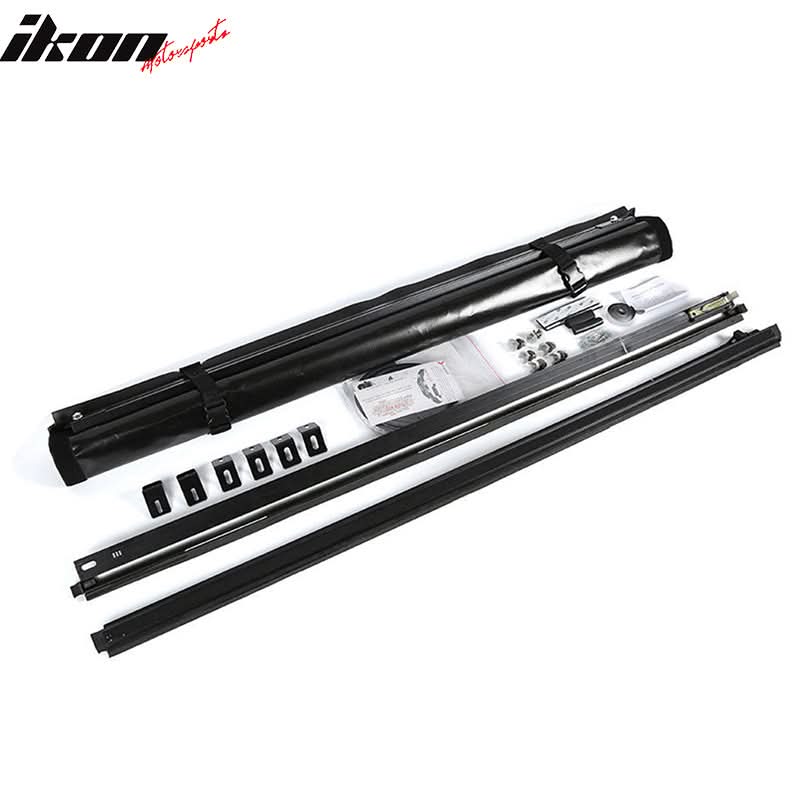2005-2019 Nissan Frontier 72in Black Roll Up Tonneau Cover Vinyl
