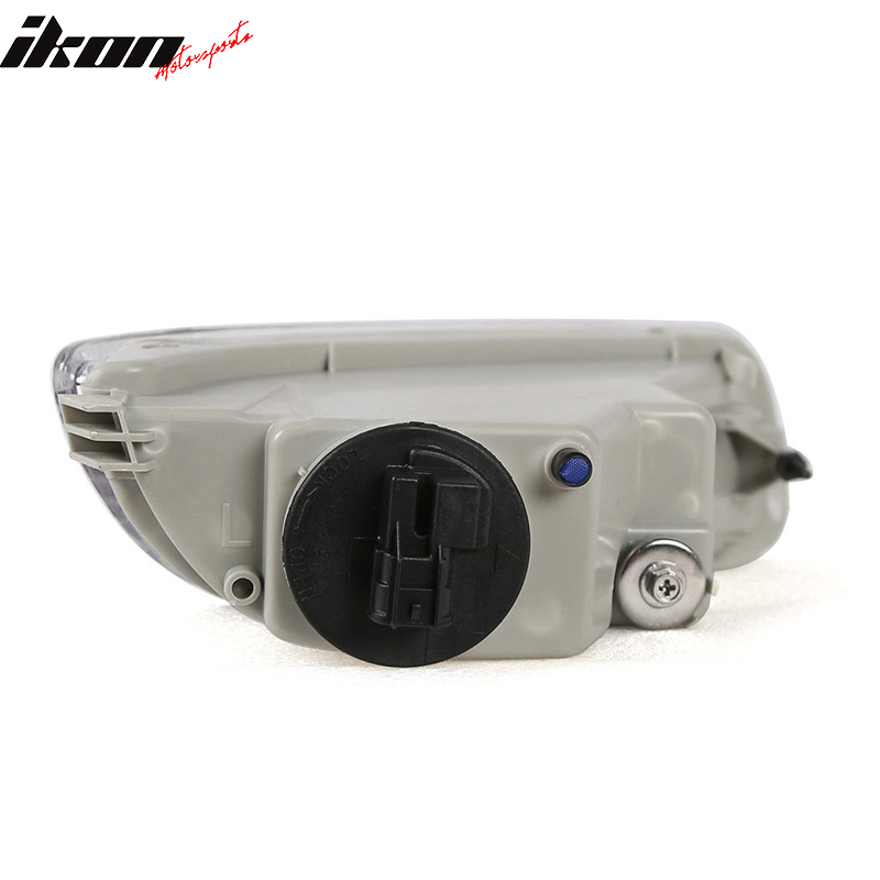 2003-2004 Toyota Corolla Clear Bumper ABS Housing Fog Lights w/ Switch