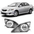 2008-2010 Toyota Corolla Front Fog Light Clear Len Wiring+Switch
