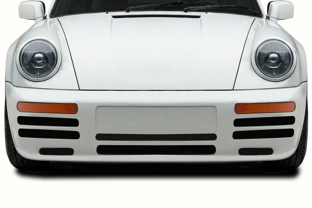 Duraflex Turbo Look Front Bumper Cover Compatible with 1974-1993 Porsche 911 964 - 1 Piece