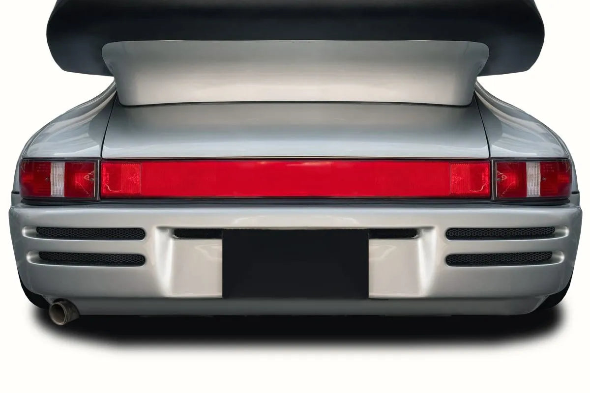 Duraflex Turbo Look Rear Bumper Cover Compatible with 1974-1993 Porsche 911 964 - 1 Piece
