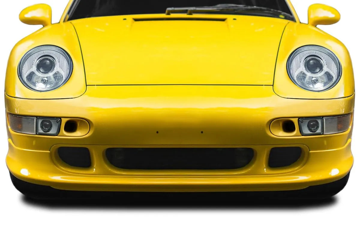 Duraflex Turbo-S OEM Look Front Lip Spoiler Air Dam Compatible with 1995-1998 Porsche 911 993 - 1 Piece