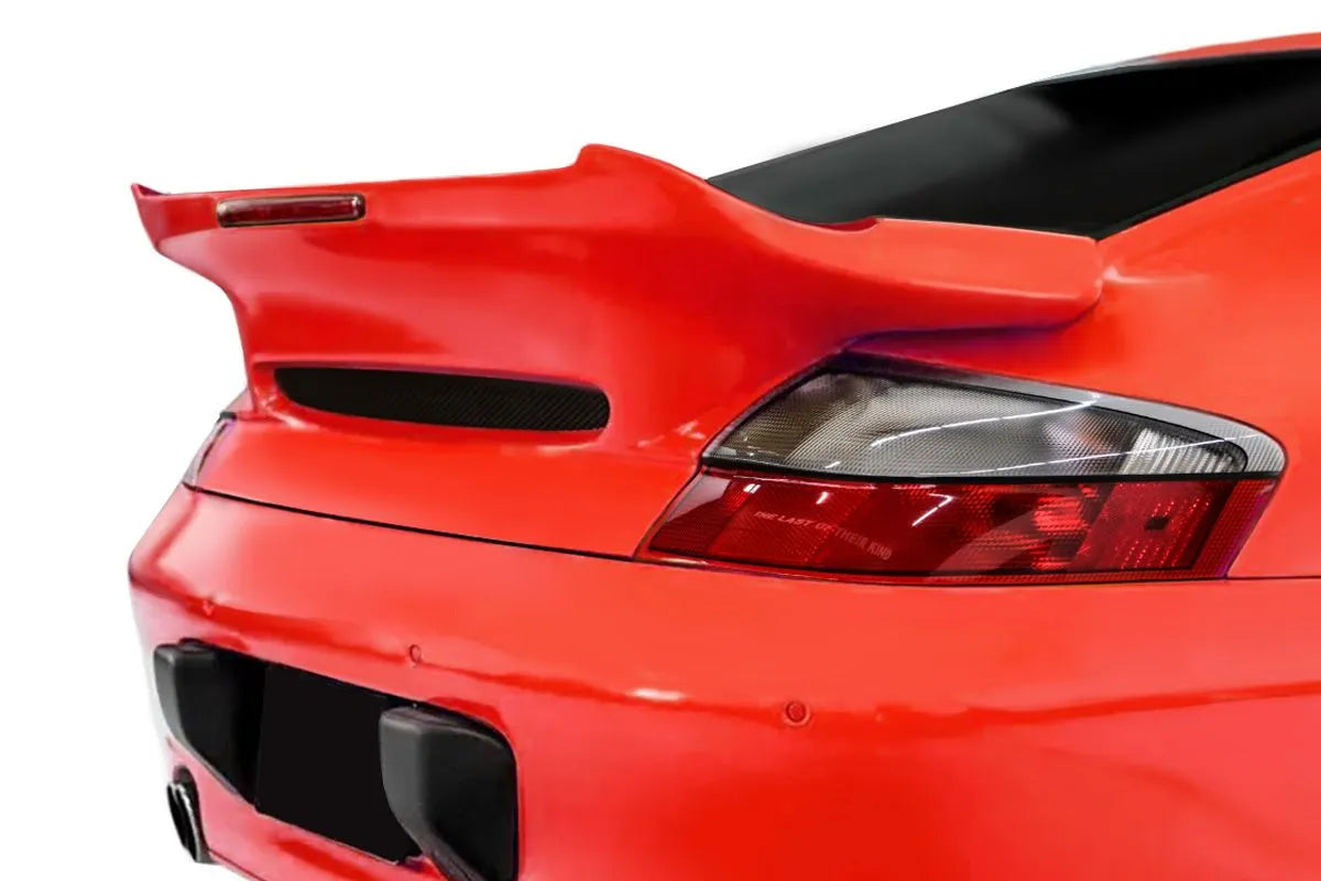 Duraflex Temper Rear Wing Spoiler Compatible with 1999-2004 Porsche 911 C2 C4 996 - 1 Piece (Turbo Body)