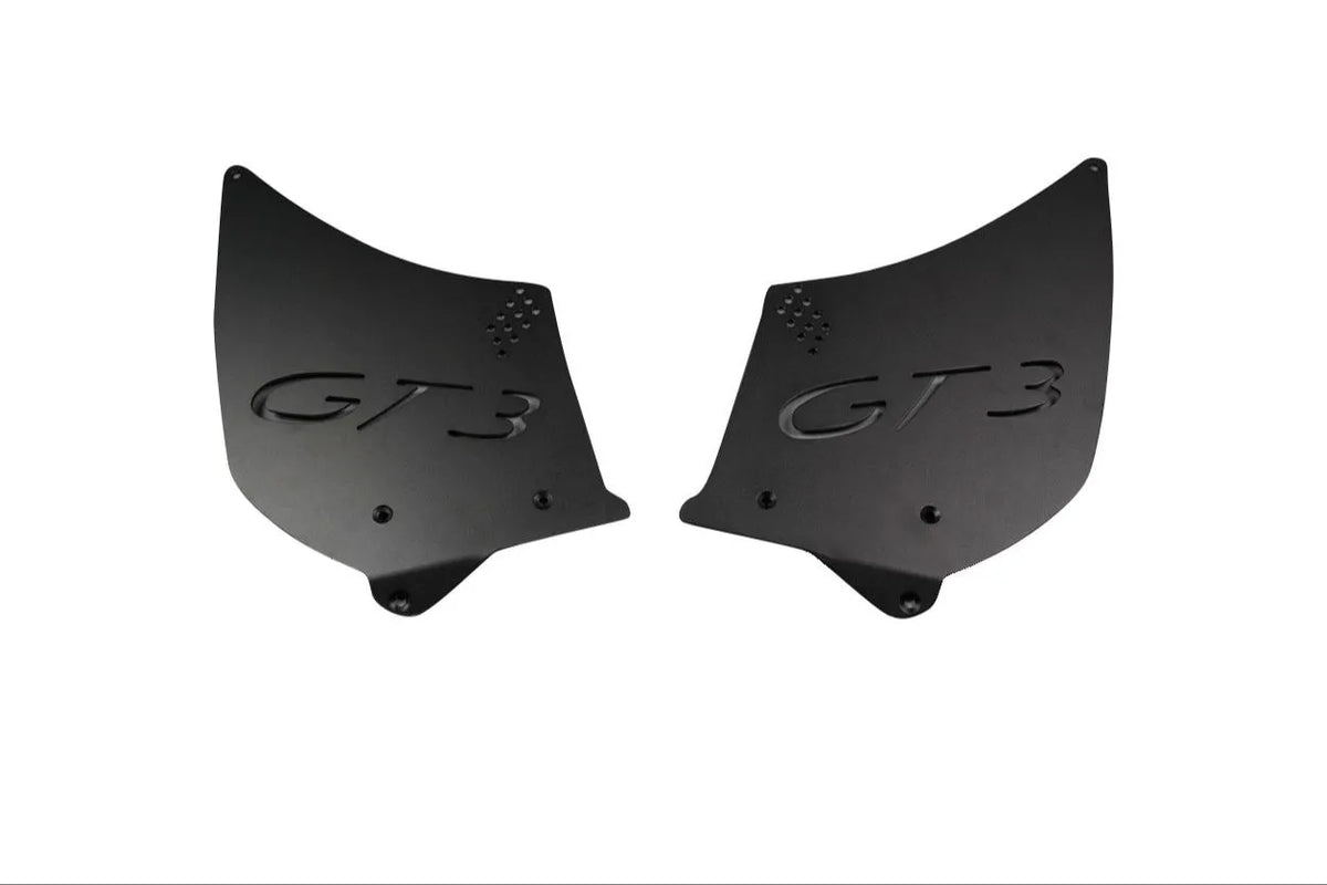 Duraflex GT3 Cup Car OEM Look Support Panels for Rear Wing Spoiler Compatible with 1999-2004 Porsche 911 996 - 2 Pieces