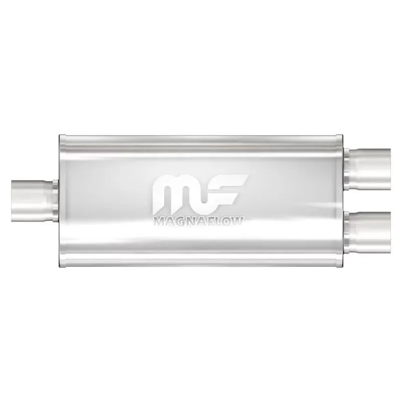 MagnaFlow 5 X 8in. Oval Straight-Through Performance Exhaust Muffler, Universal Fit 3in Inlet, 2.5in Outlet