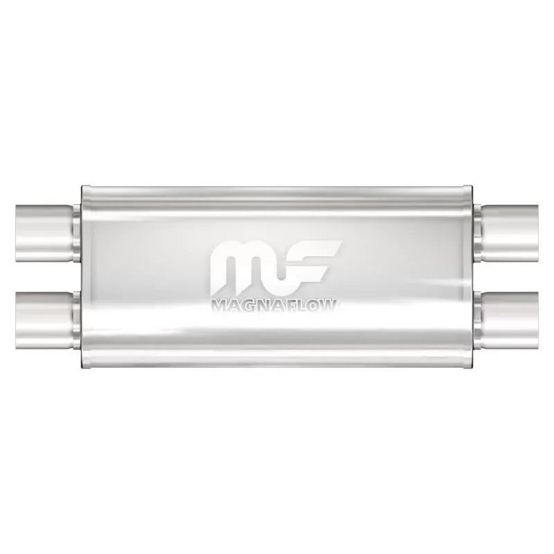 MagnaFlow 5 X 8 Inch Oval Straight-Through Performance Exhaust Muffler 12468, Universal Fit