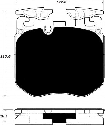 Porterfield Brake Pads for 2016 BMW 750iX
