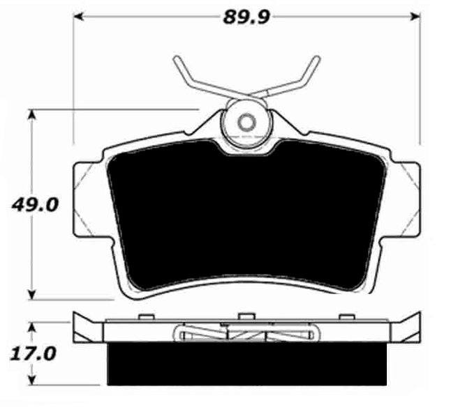 Porterfield Brake Pads for 2004 FORD MUSTANG