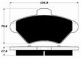 Porterfield Brake Pads for 1993 MERCURY COUGAR w/Rear Discs