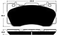 Porterfield Brake Pads for 2016 FORD Mustang EcoBoost Perf. Pkg