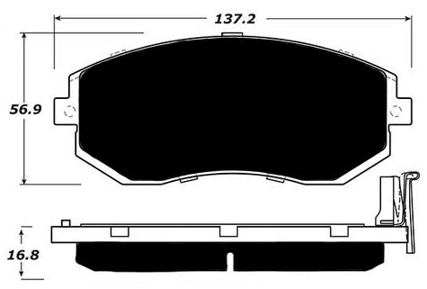 Porterfield Brake Pads for 2013 SUBARU IMPREZA COUPE