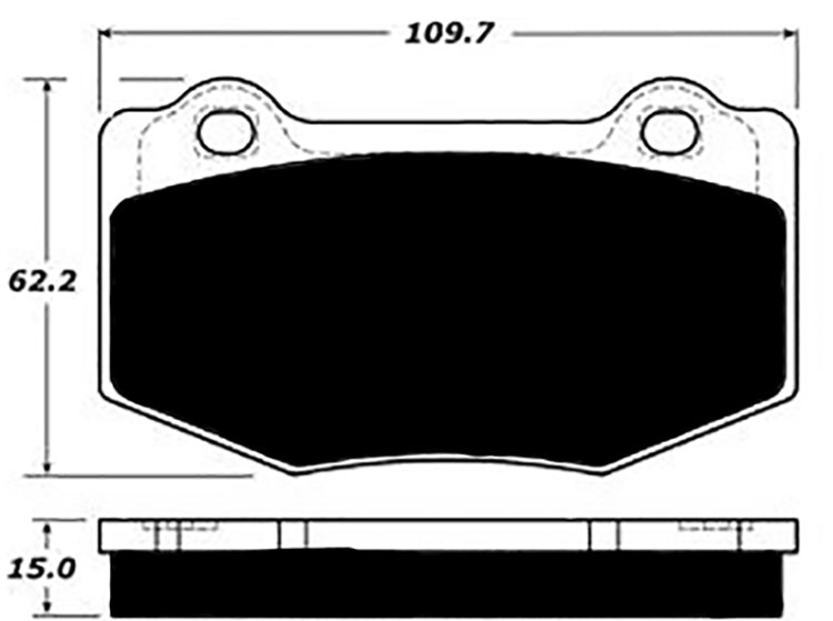 Porterfield Brake Pads for 2015 CHEVROLET CORVETTE STINGRAY BASE
