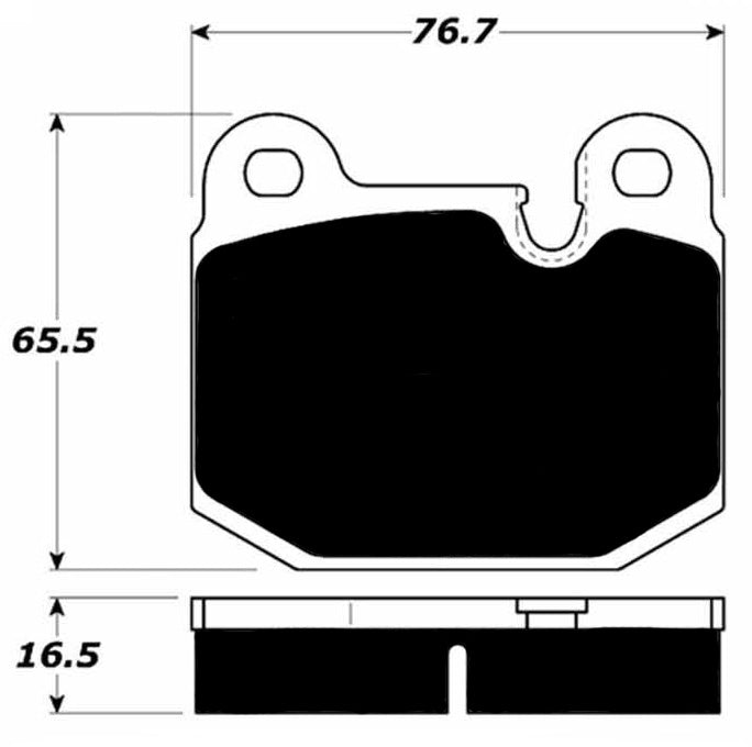 Porterfield Brake Pads for 1984 LOTUS ESPRIT ATE Caliper