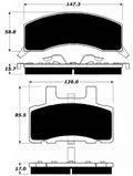 Porterfield Brake Pads for 1995 CHEVROLET SUBURBAN 2500 4WD 13 x 2 1/2 rear shoe