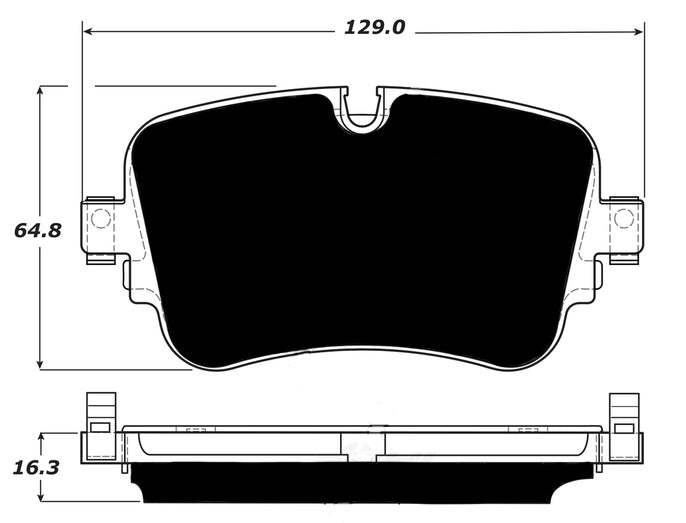 Porterfield Brake Pads for 2018 AUDI Q7 - w/400mm Front Discs