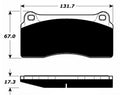 Porterfield Brake Pads for 1996 FERRARI F-50