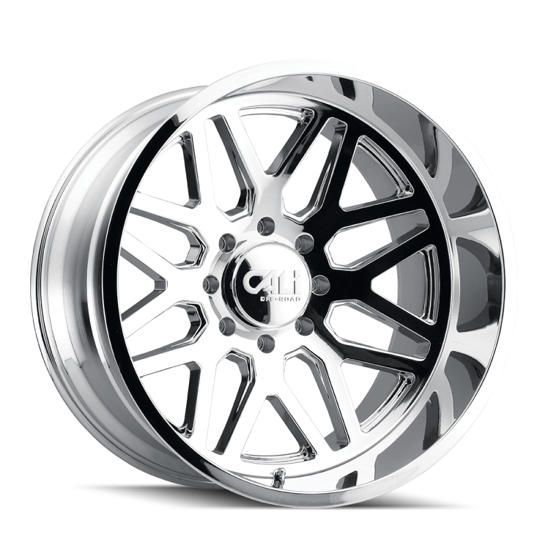 Cali Off-Road 9115 Invader 24x14 / 6x135 BP / -76mm Offset / 87.1mm Hub Chrome Wheel 9115-24436C