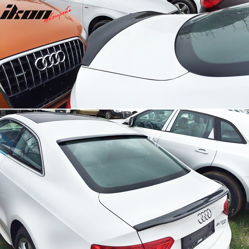 2008-2017 Audi A5 B8 CA Style Trunk Spoiler Wing Carbon Fiber