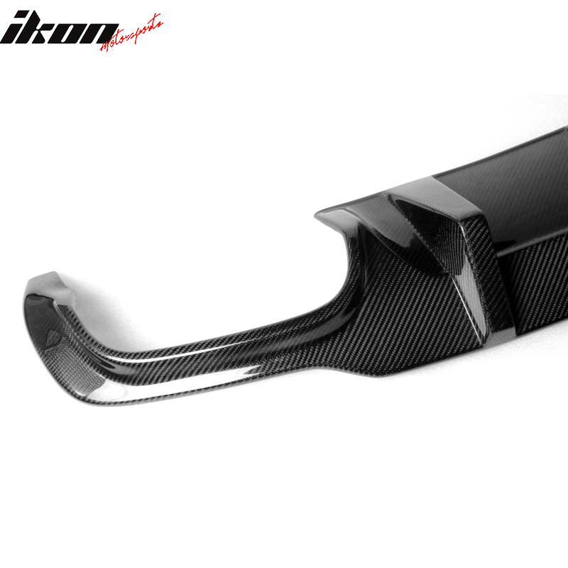 2012-2014 Benz C Class W204 JC Style Rear Lip Diffuser Carbon Fiber