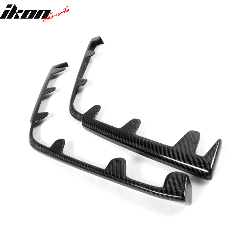 2009-2015 Cadillac CTS V KPE Style Front Bumper Lip Carbon Fiber