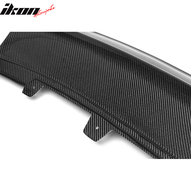 2009-2012 Audi A4 B8 S4 Style Rear Bumper Lip Diffuser Carbon Fiber
