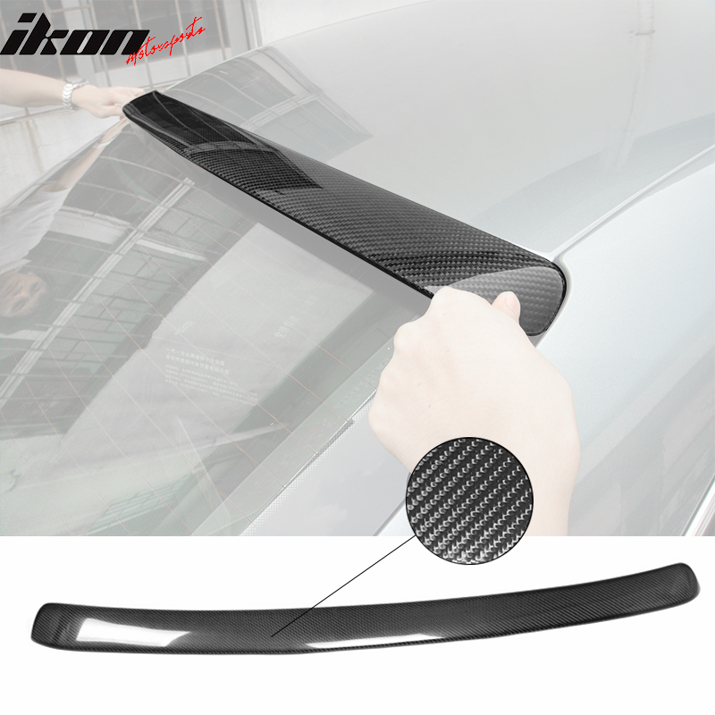 2009-2016 Audi A4 B8 A Style Rear Roof Spoiler Wing Carbon Fiber
