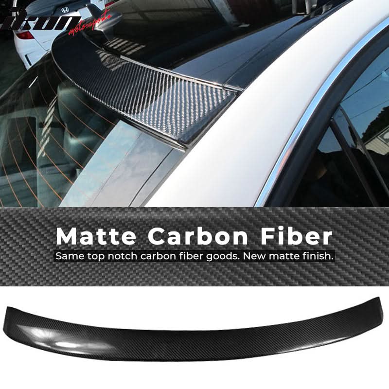 2008-2014 Benz C-Class W204 OE Style Roof Spoiler Wing Carbon Fiber