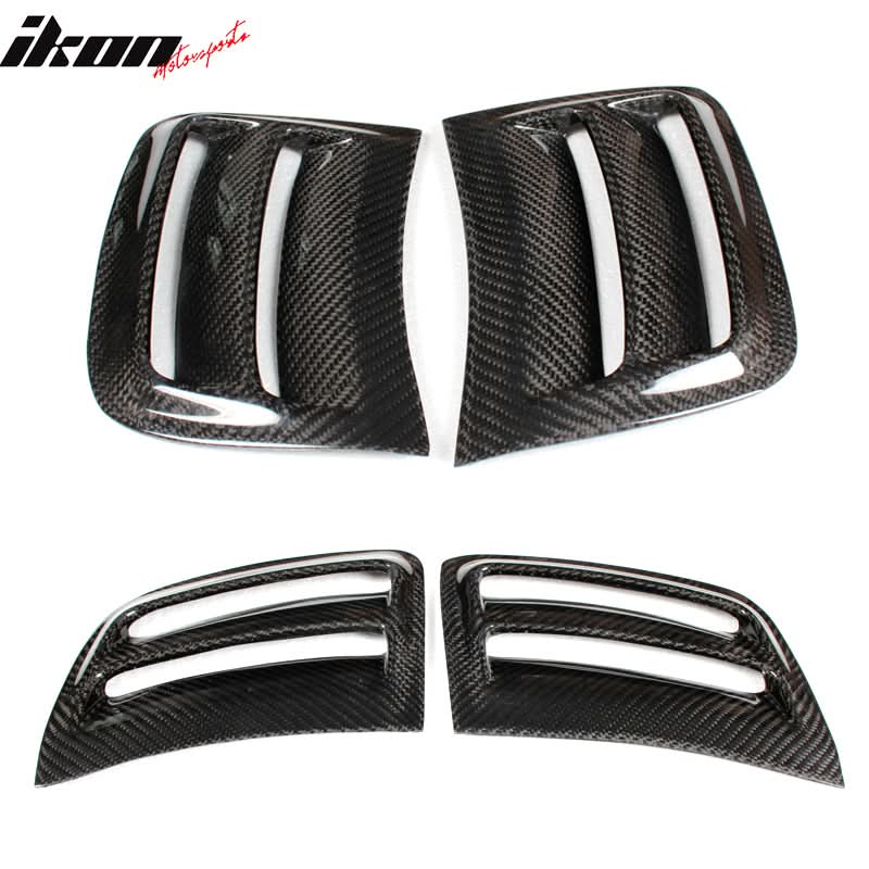 2008-2011 Benz C Class W204 C63 OE Style Side Vent Grille Carbon Fiber