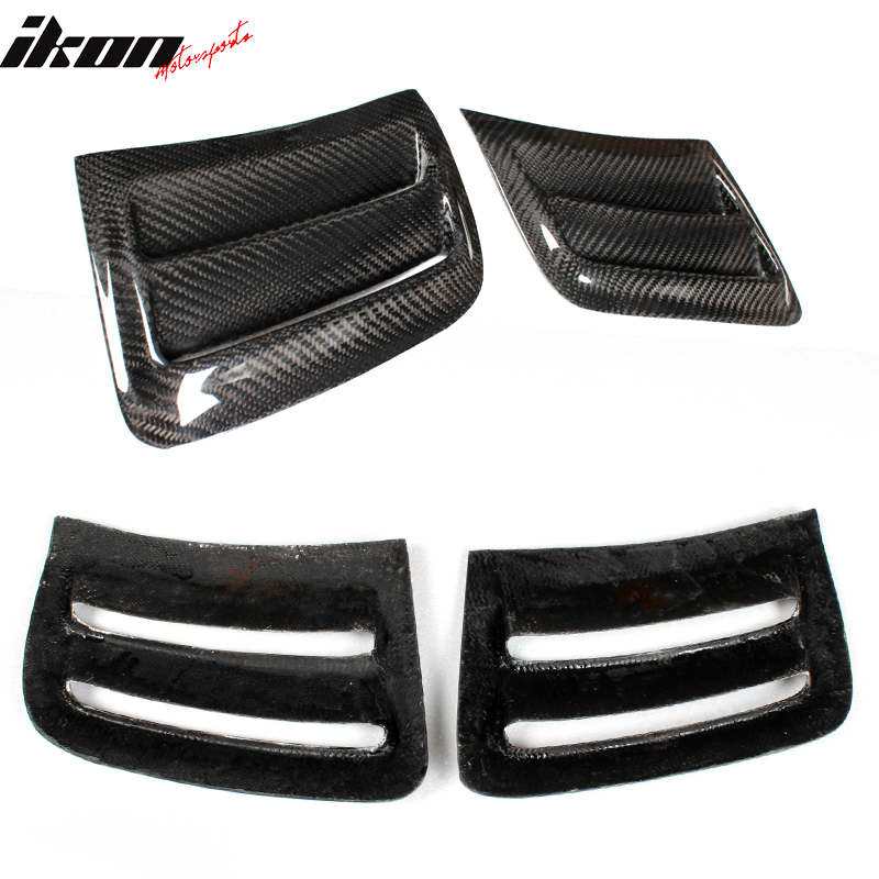 2008-2011 Benz C Class W204 C63 OE Style Side Vent Grille Carbon Fiber