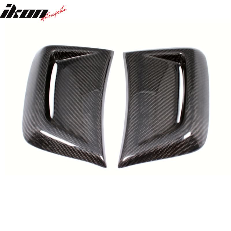 2012-2014 Benz W204 C63 AMG Style Side Fender Fin Vent Carbon Fiber