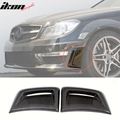 2012-2014 Benz W204 C63 AMG Style Side Fender Fin Vent Carbon Fiber